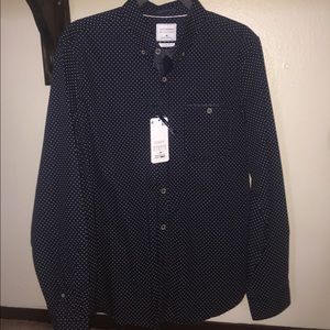 Cactus Man Slim Fit Long Sleeve Button Up Men's L