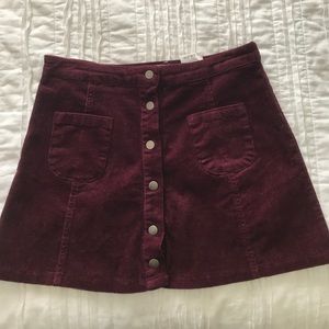 Brandy Melville Corduroy skirt