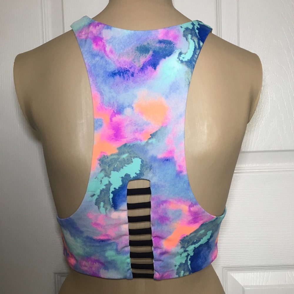 RARE & HTF VS BIKINI TOP L(A-C) WATERCOLOR PASTEL - Picture 4 of 7