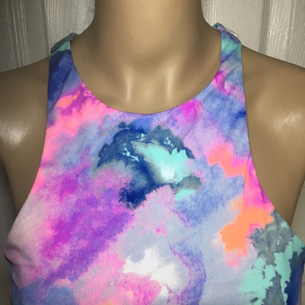 RARE & HTF VS BIKINI TOP L(A-C) WATERCOLOR PASTEL - Picture 6 of 7