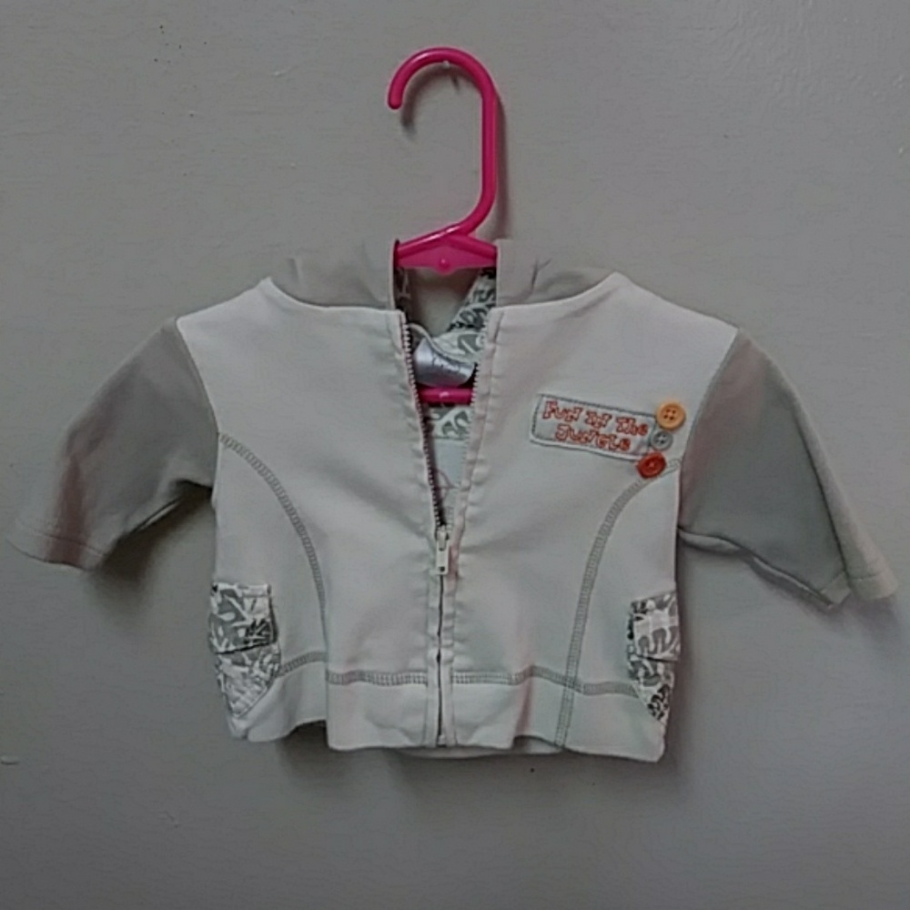 Koala Baby front zippered hoodie jacket unisex NB
