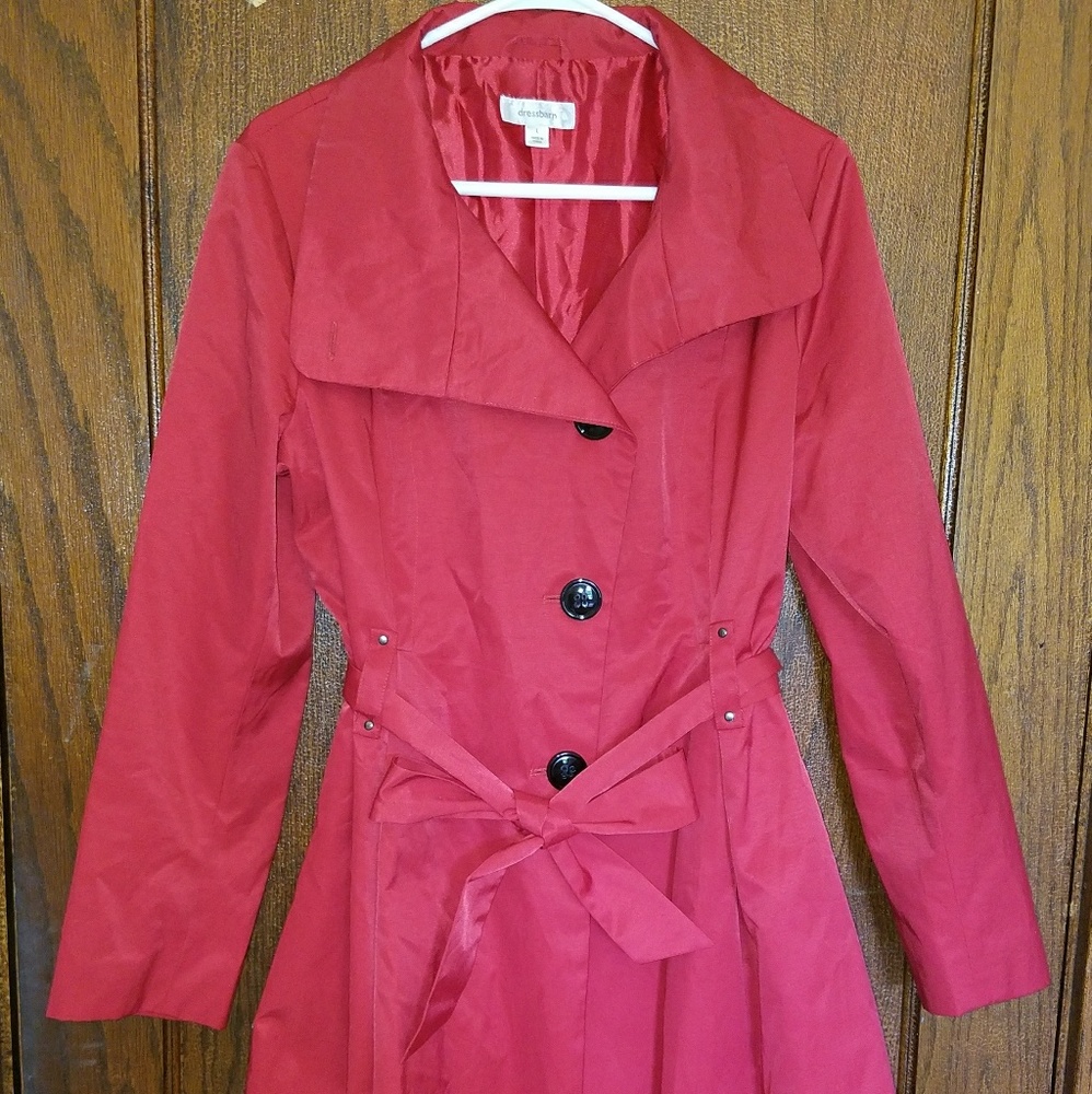 Sexy Red Trench Coat