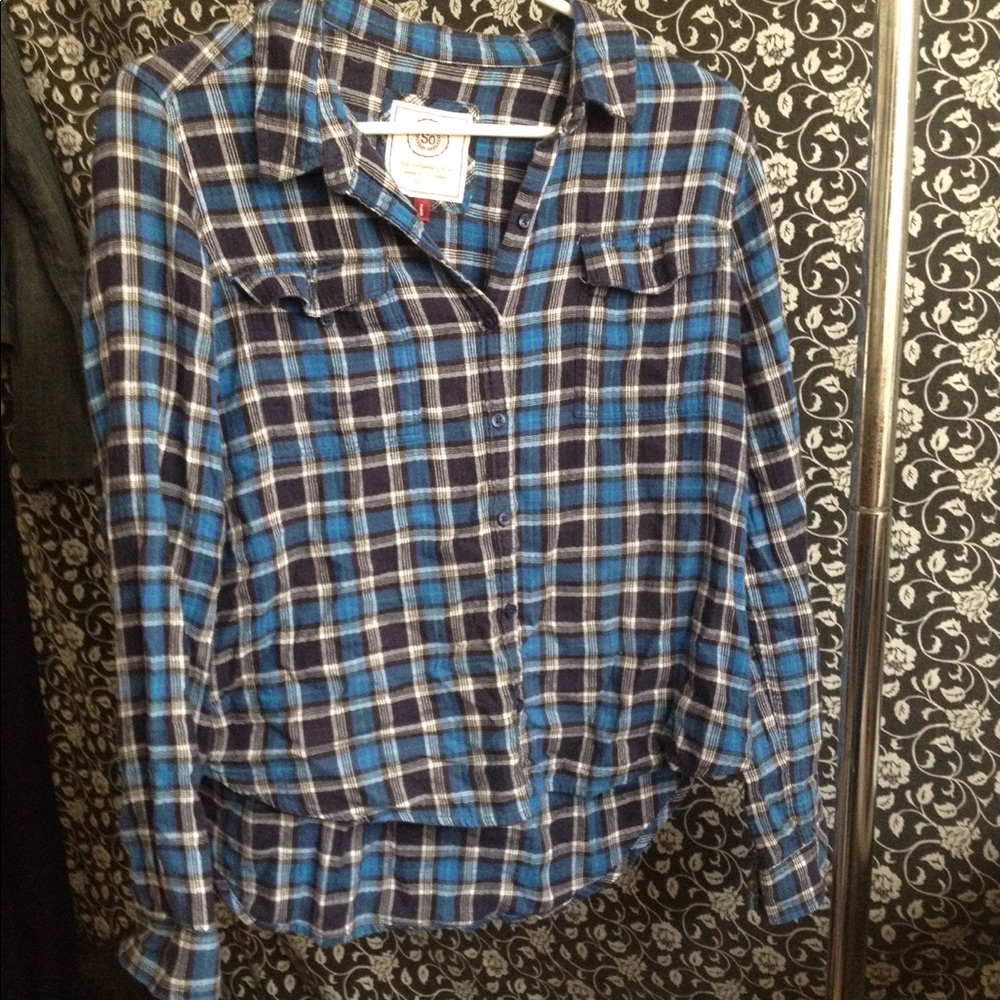 Navy & Dark Blue Flannel