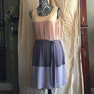 Pleated Tank Dress