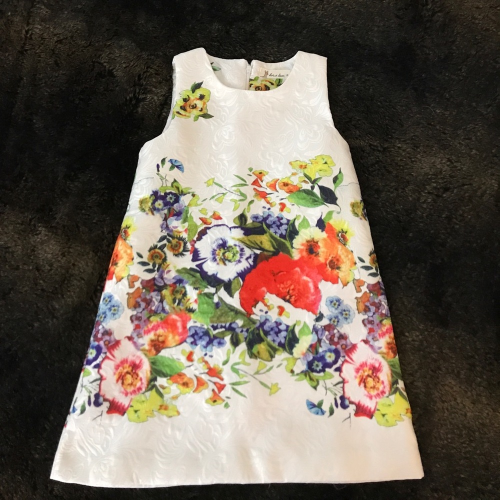 doe, a dear - Floral - Flower Girl Dress - Girls 6
