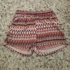 Tribal patterned shorts