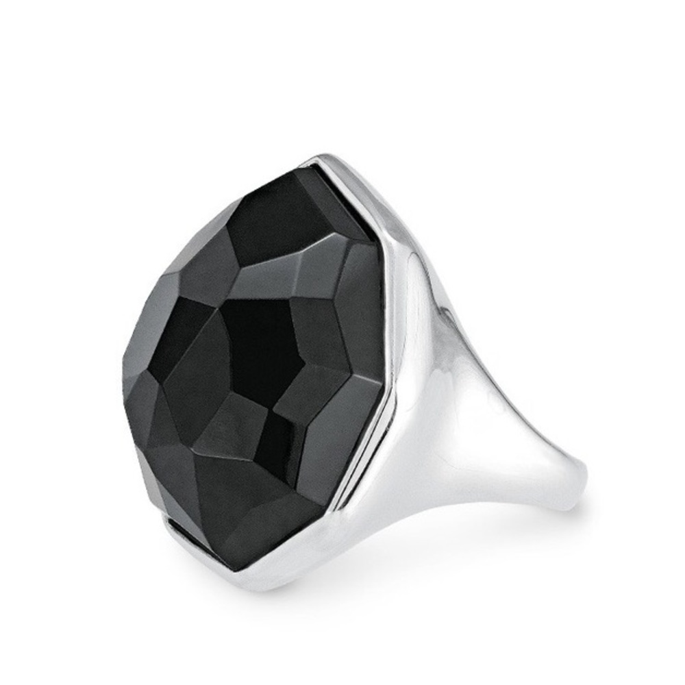 Black & Silver Stella & Dot Nouvelle Ring