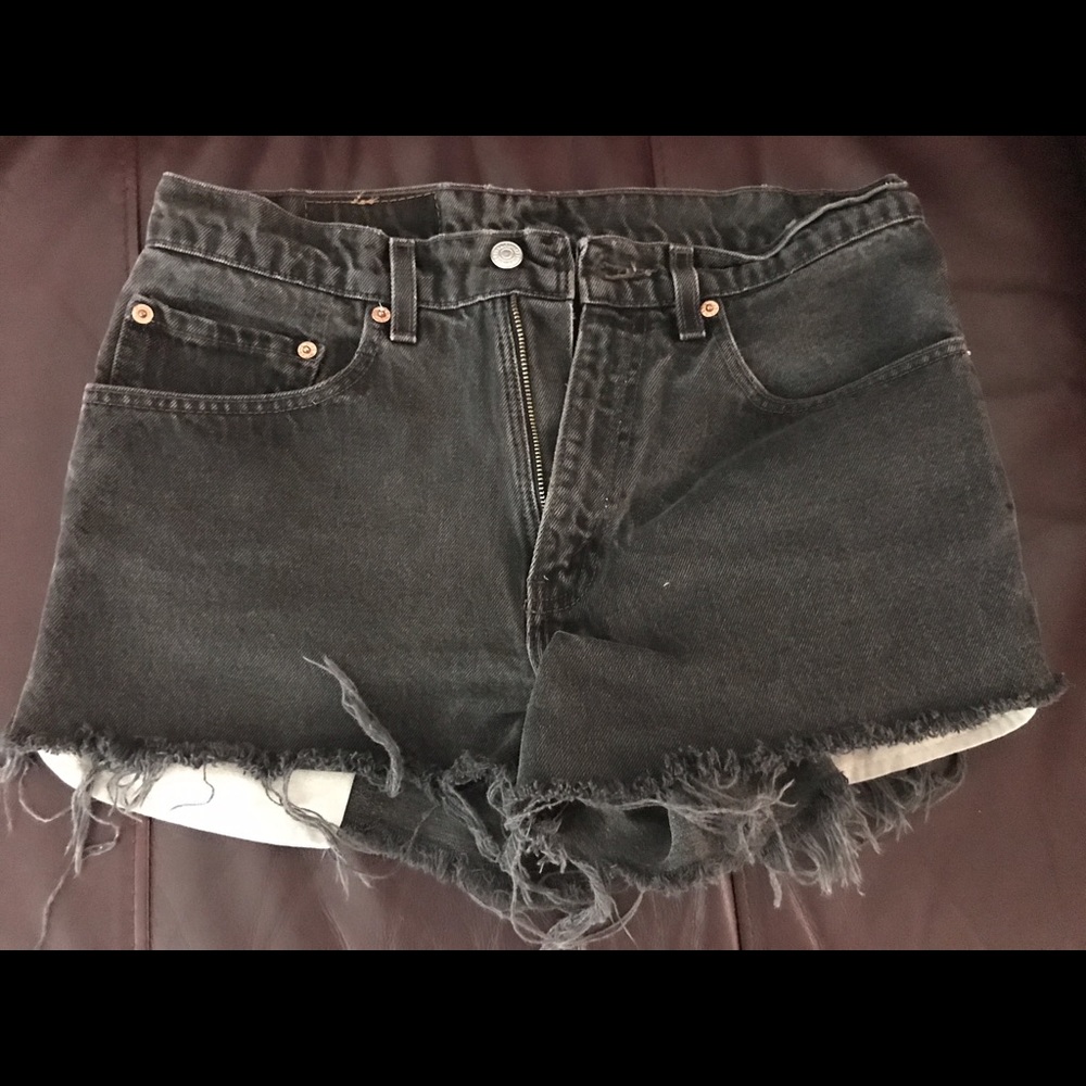 Black Levi shorts