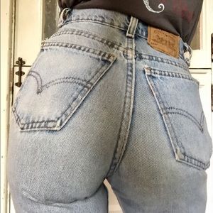 Distressed Levi's Jeans