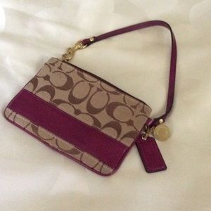 Coach wristlet