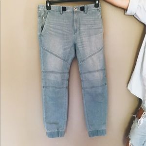 Light Wash Skinny Joggers