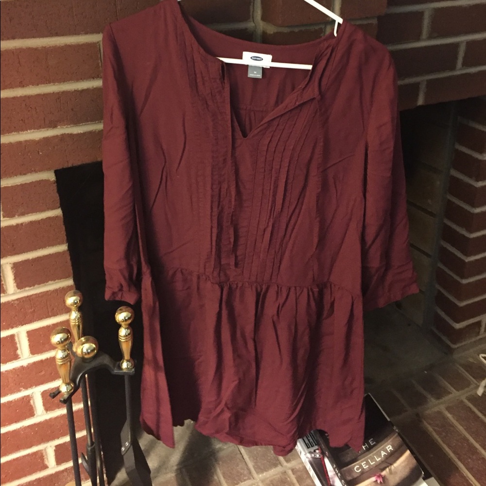 Burgandy dress