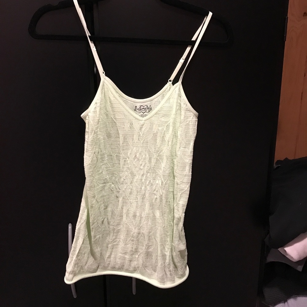 Free People Tank! Lime Green!