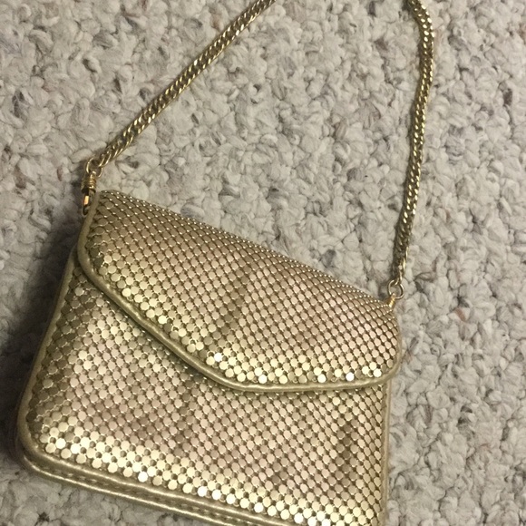 Whiting & Davis Handbags - Whiting and Davis gold small purse