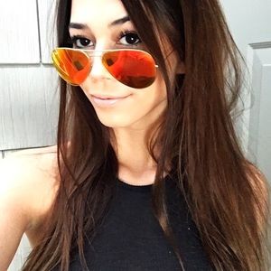 ray-ban aviator flash lenses