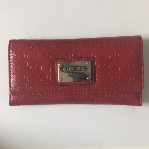 Red Guess Wallet - Picture 1 of 7