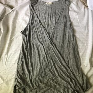 Silence and noise surplice wrap tank top urban