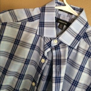 Blue Plaid Claiborne dress shirt