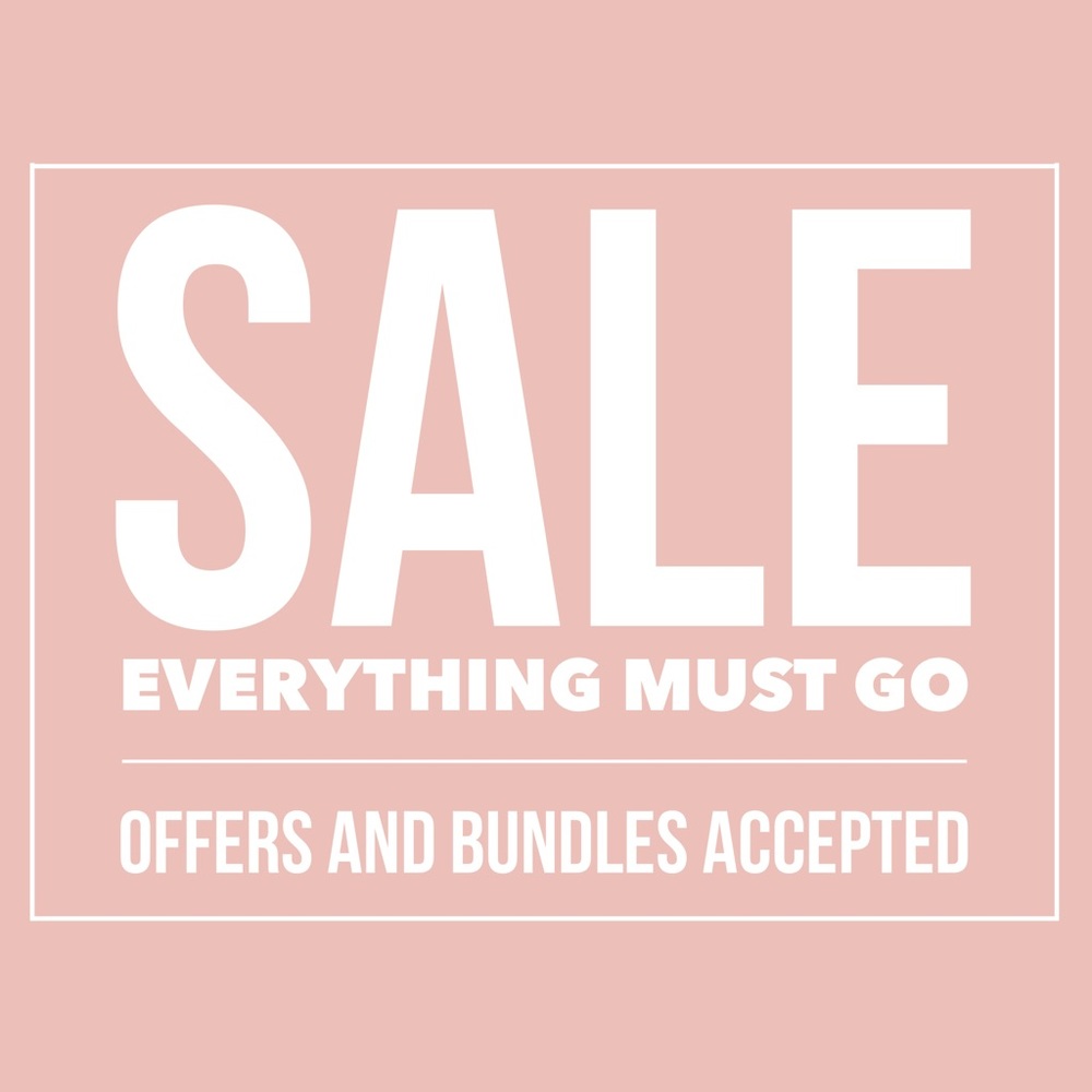SALE - offers and bundles accepted!