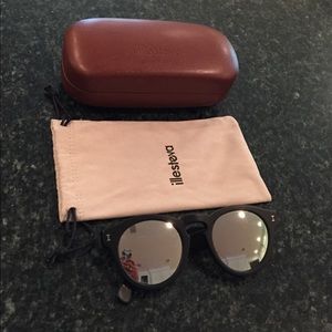 Illesteva Leonard Sunglasses + Pouch + Case