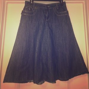 Cato A Line Midi Skirt