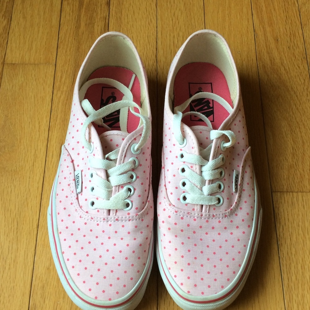 Light pink Vans , worn twice