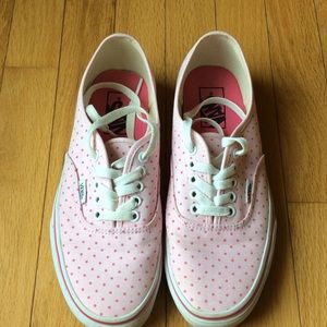 Light pink Vans , worn twice