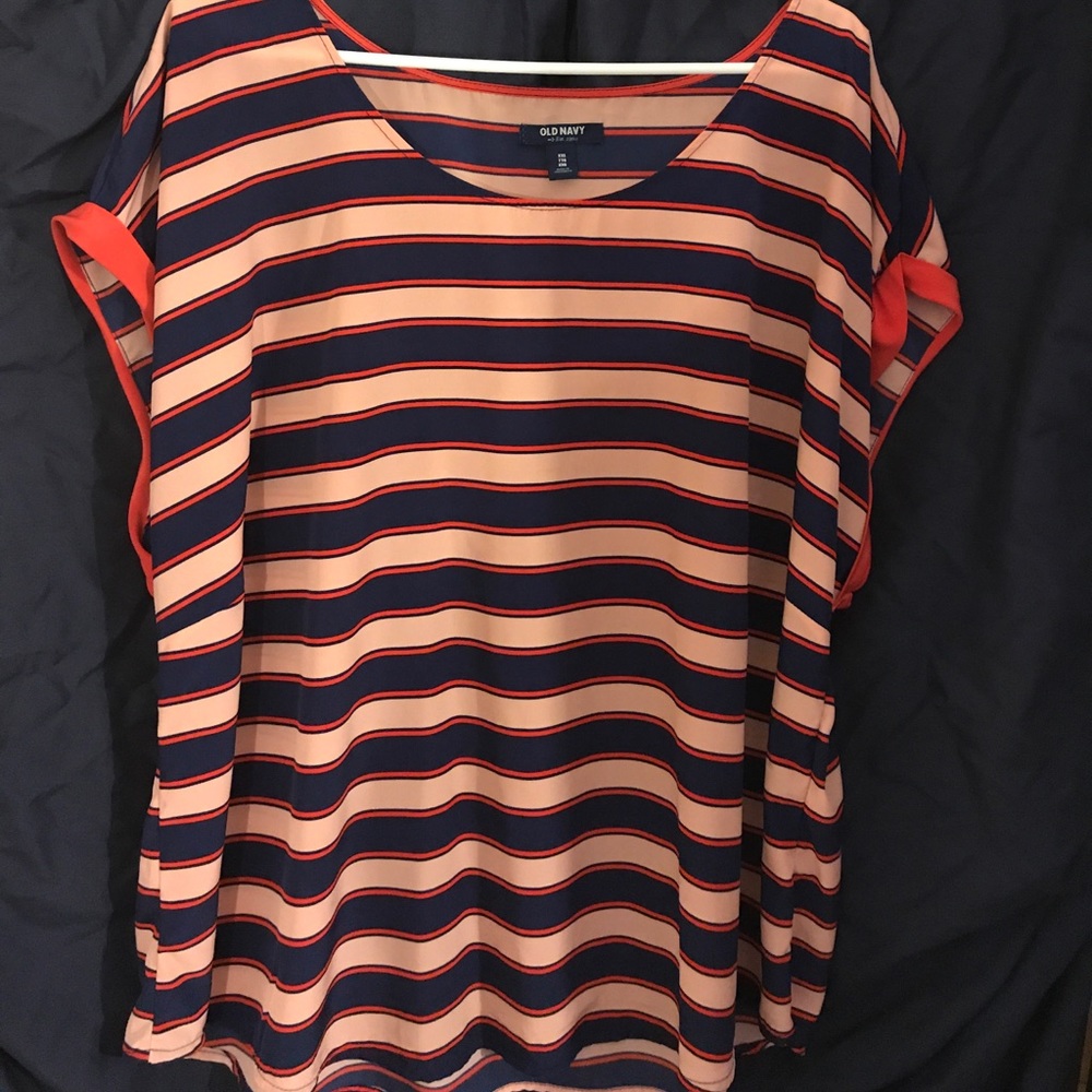 Polyester striped shirt