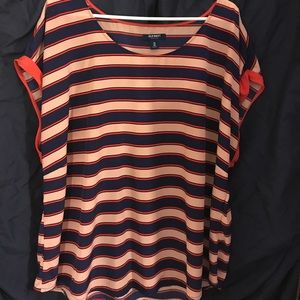 Polyester striped shirt