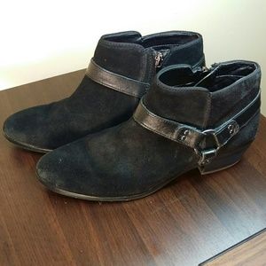 EUC Size 8 Sam Edelman Suede Boots with Strap