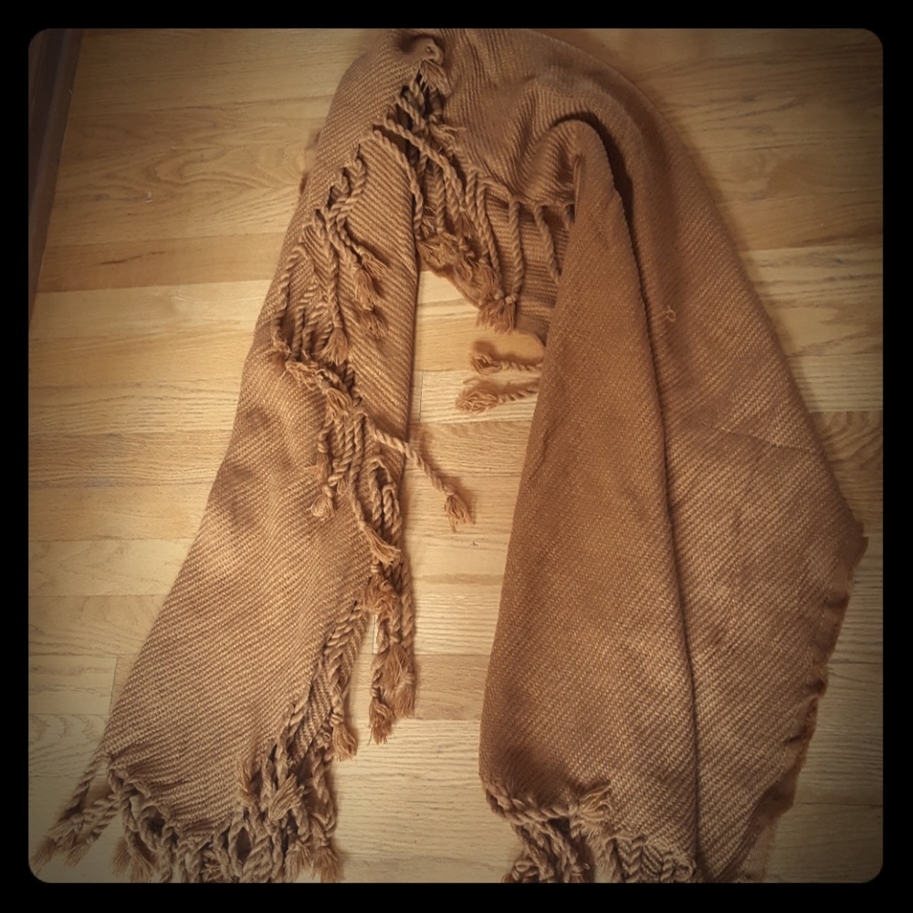 Mustard/copper scarf