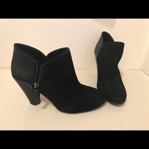 Women's black booties