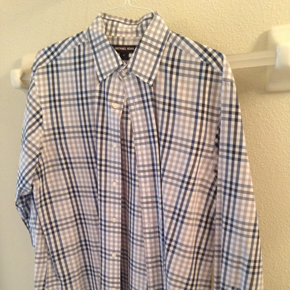Michael Kors Men's XL Long Sleeve Dress Shirt