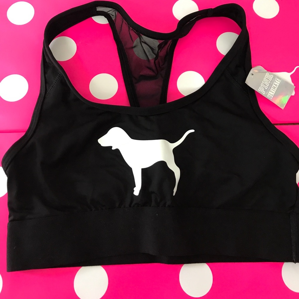 Va pink sports bra