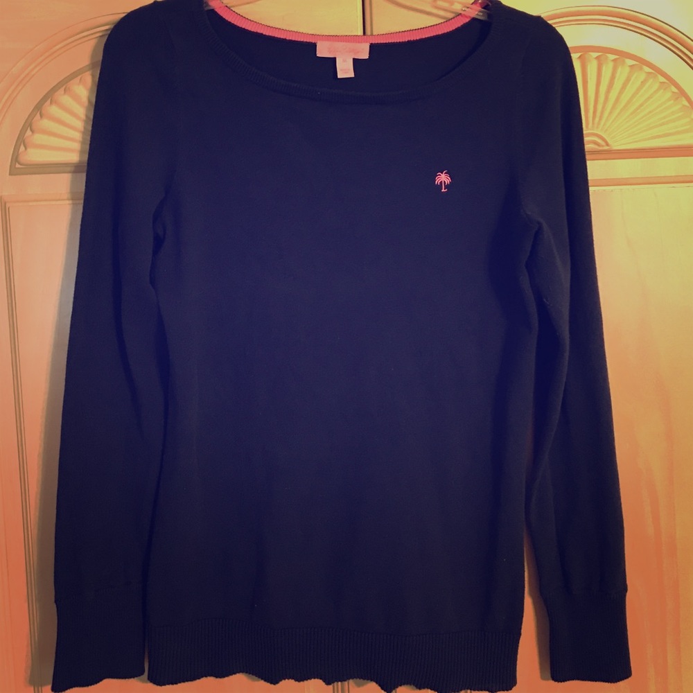 Lilly Pulitzer navy sweater