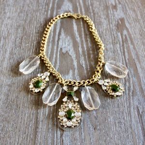 Banana Republic Green Gem Necklace