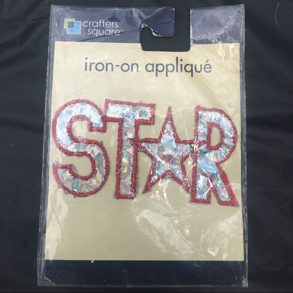 Iron on appliqué