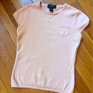 100% Cashmere Blush Sweater