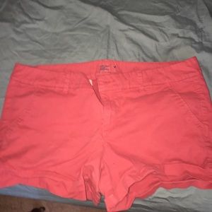 American eagle salmon colored shorts. Size 16