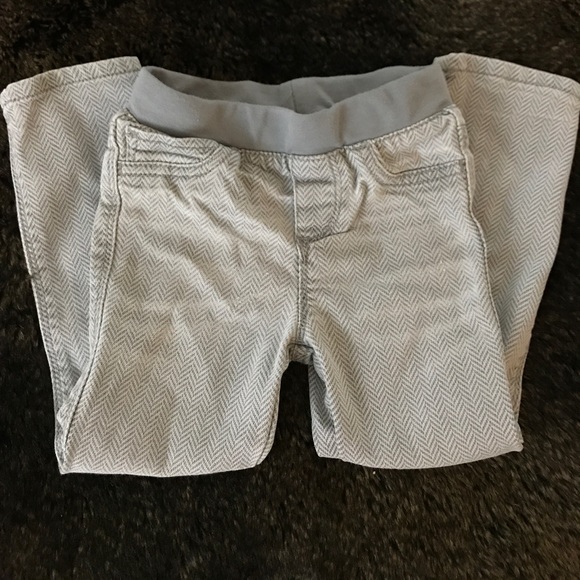 Cherokee Girls Gray Chevron Jeggings - 3T - Picture 5 of 5