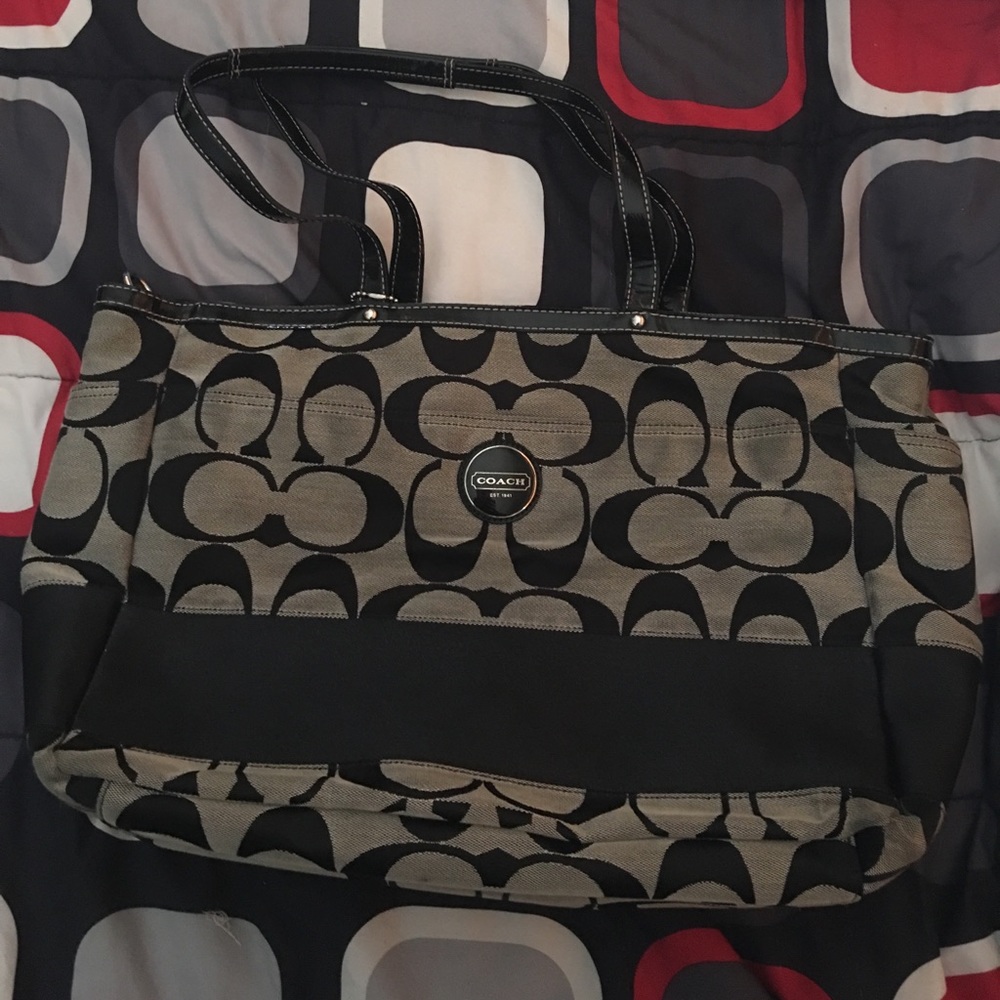 Authentic Coach Large Crossbody Baby Bag