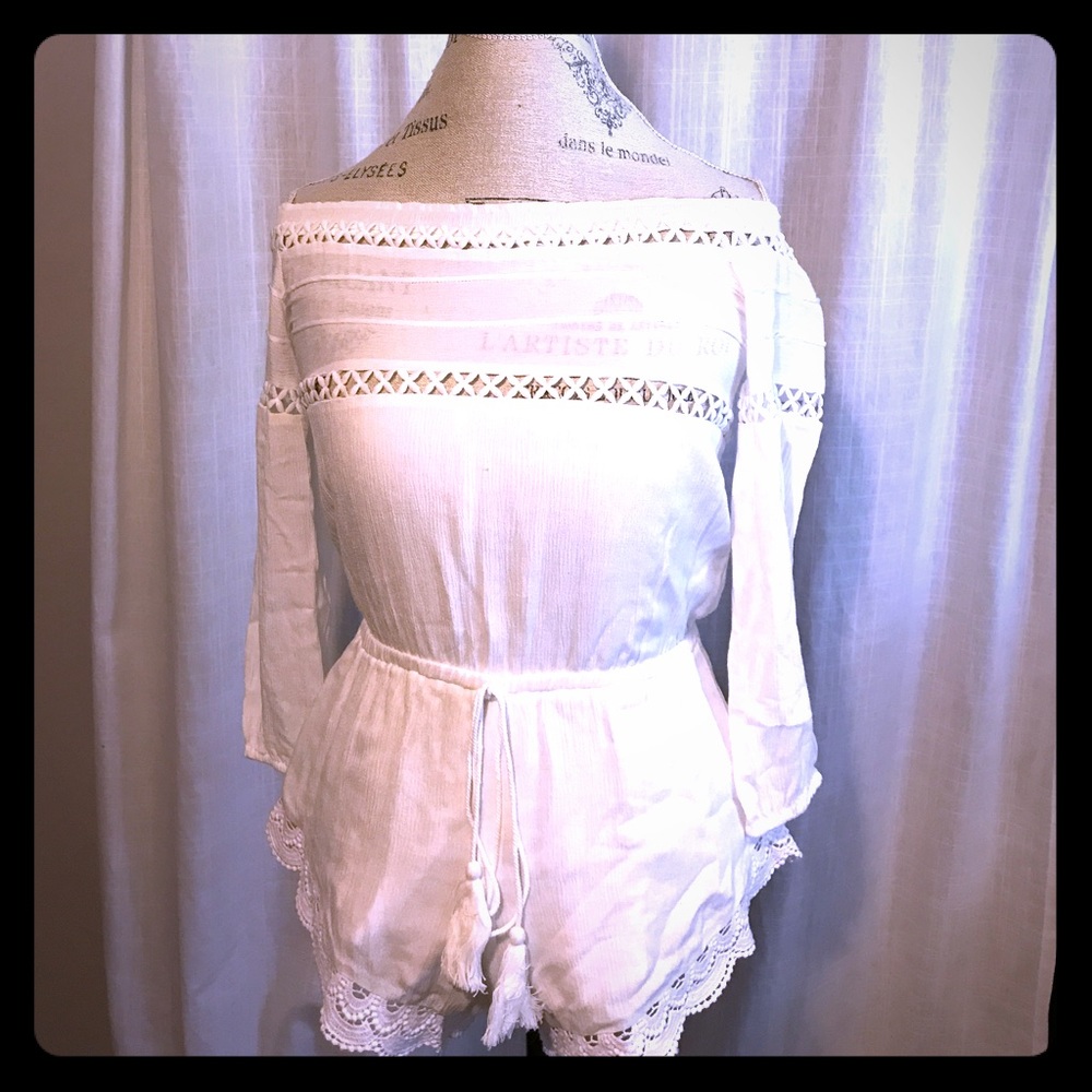 Off The Shoulder Romper