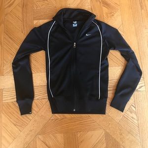 Nike black light weight jacket size S