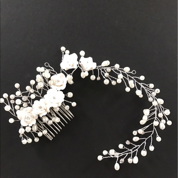 Bridal hair piece main image 8
