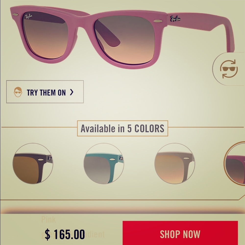 PINK Wayfarers! PROCE DROP!