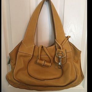Fossil mustard yellow handbag