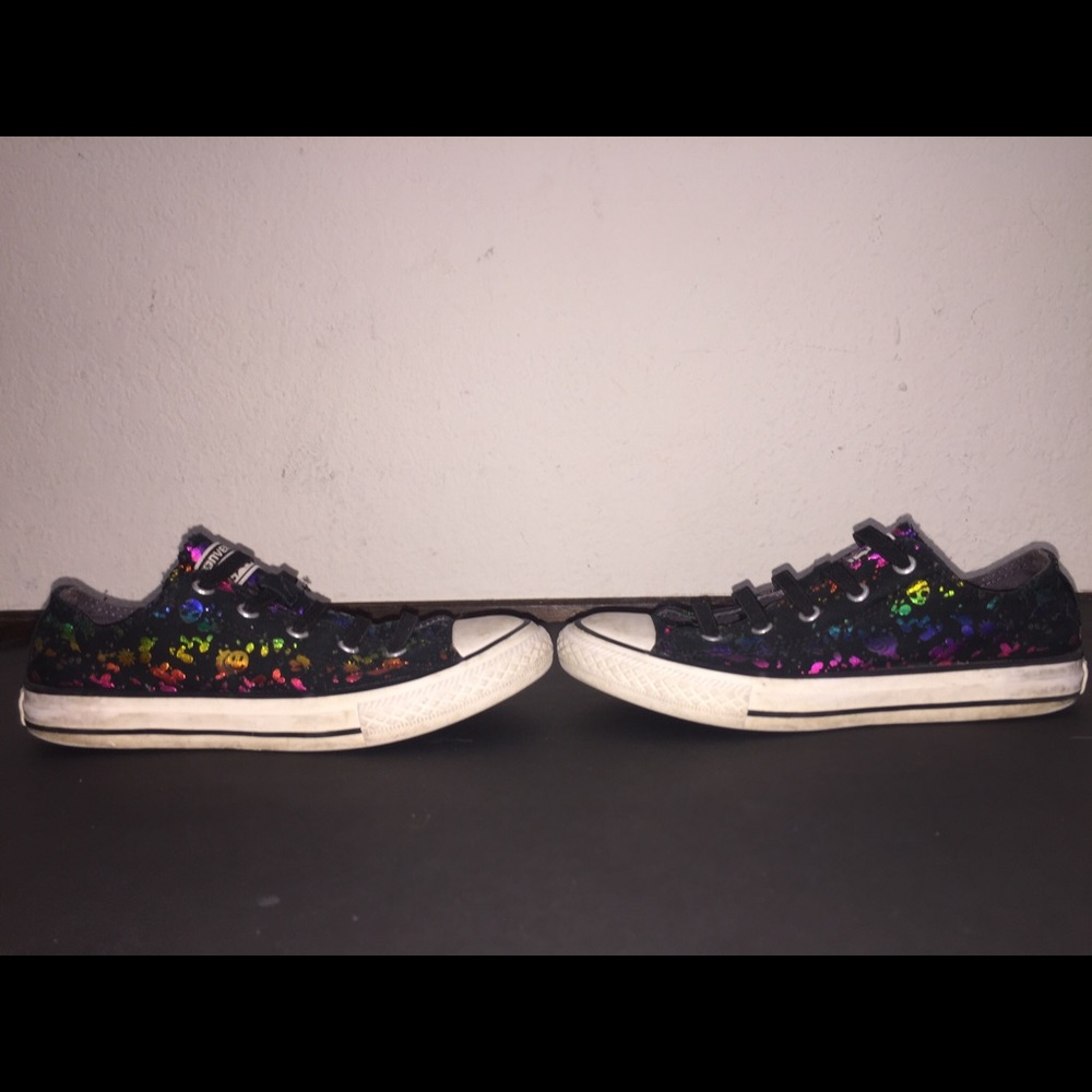 Color Splash Printed Converse - Picture 3 of 5