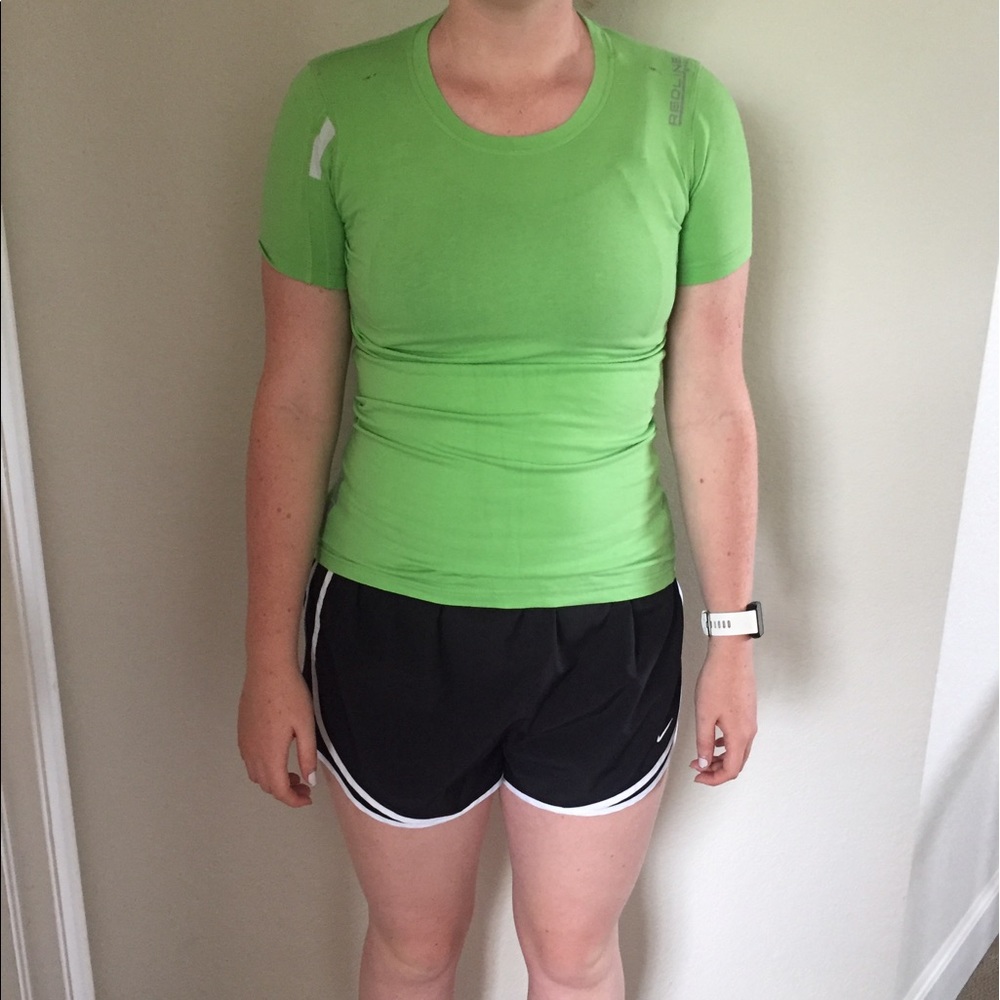 Redline green workout tee