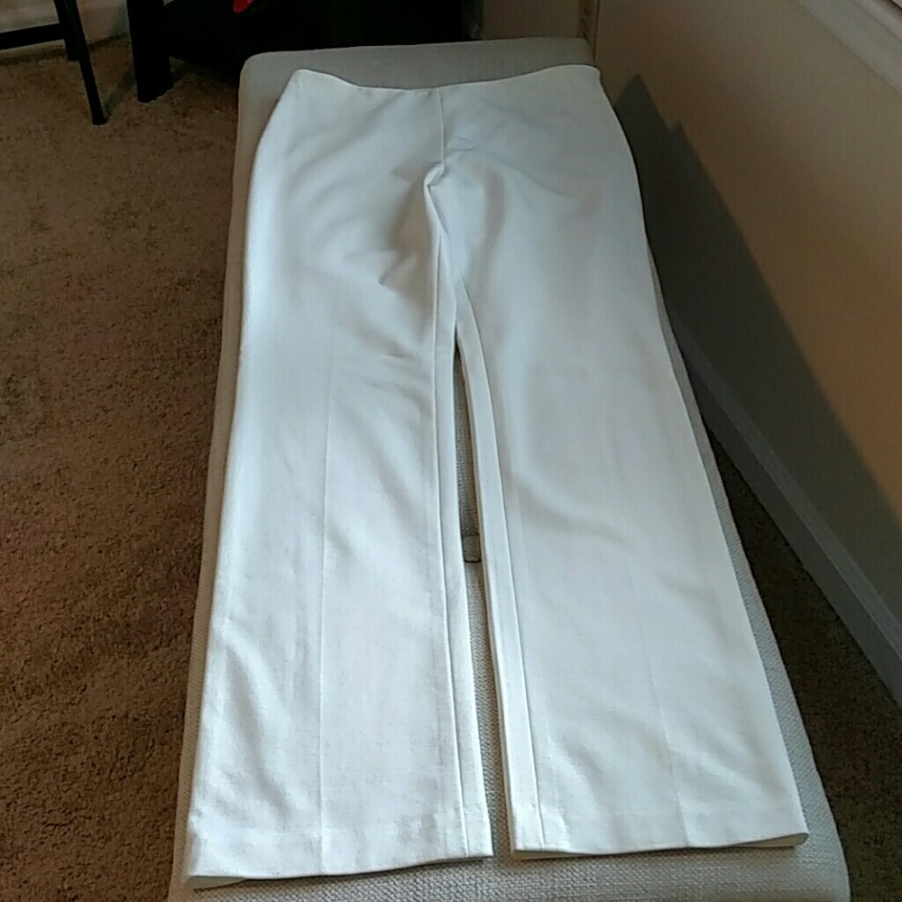 Elegantly designed ivory slacks!!