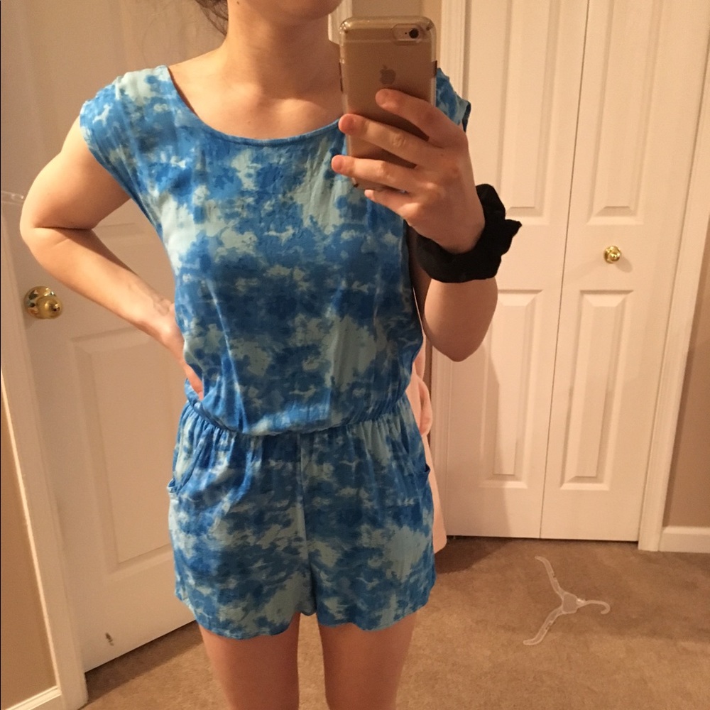 Blue Romper